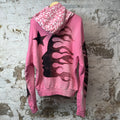 Hellstar Brainwashed Brain Hoodie Pink Sz S