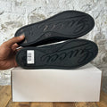 Gucci Black Canvas GG Monogram Sneaker Sz 13
