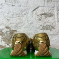 Bottega Veneta Gold White Orbit Sneaker Sz 5 (37)