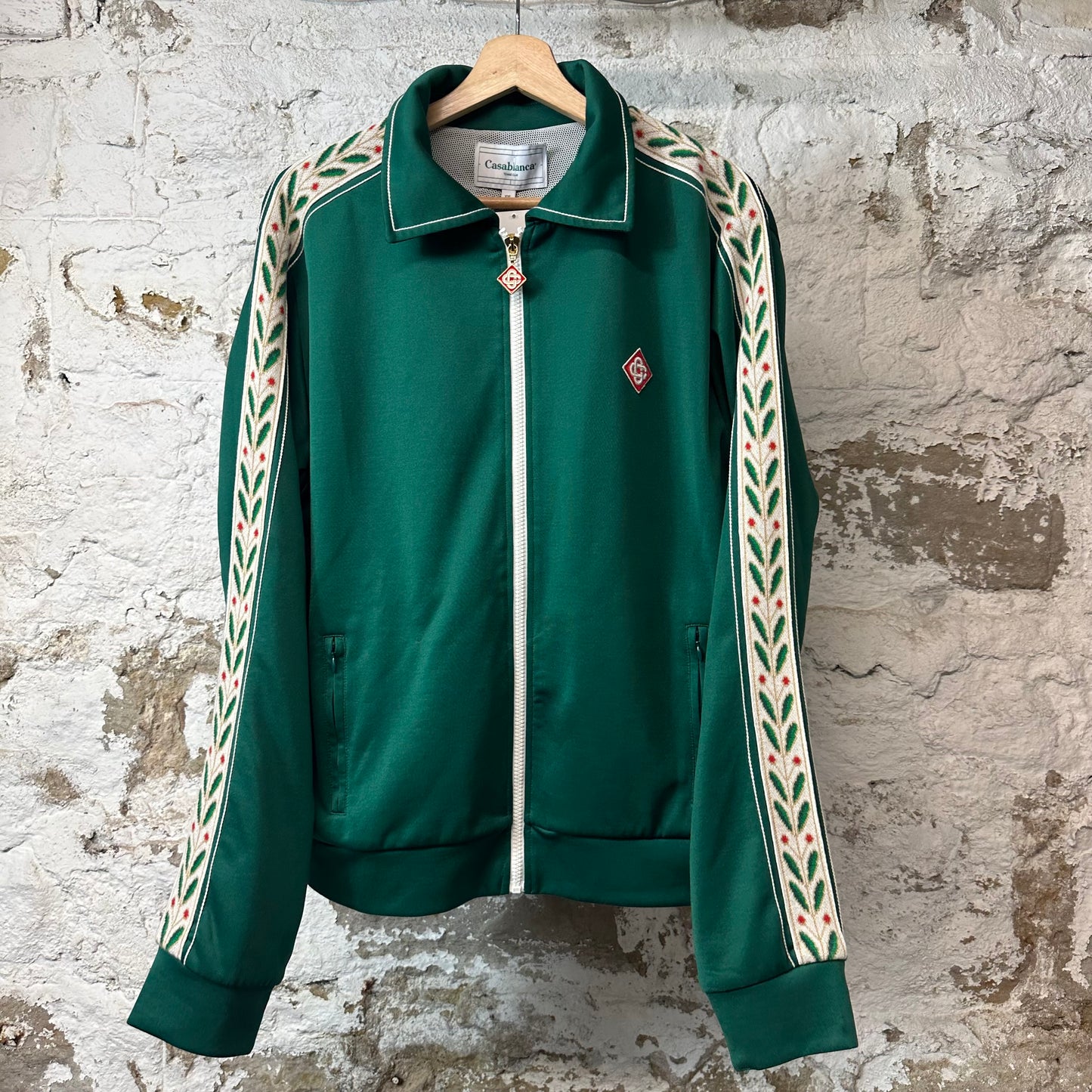Casablanca Green Track Jacket Sz XXL