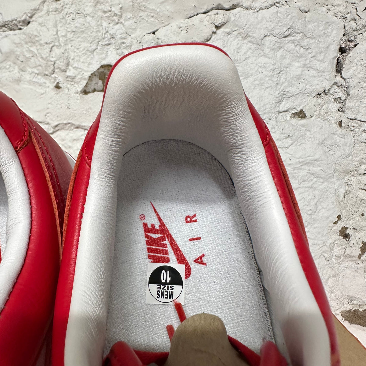 Nike Air Force 1 Low Terror Squad White University Red Sz 10 DS