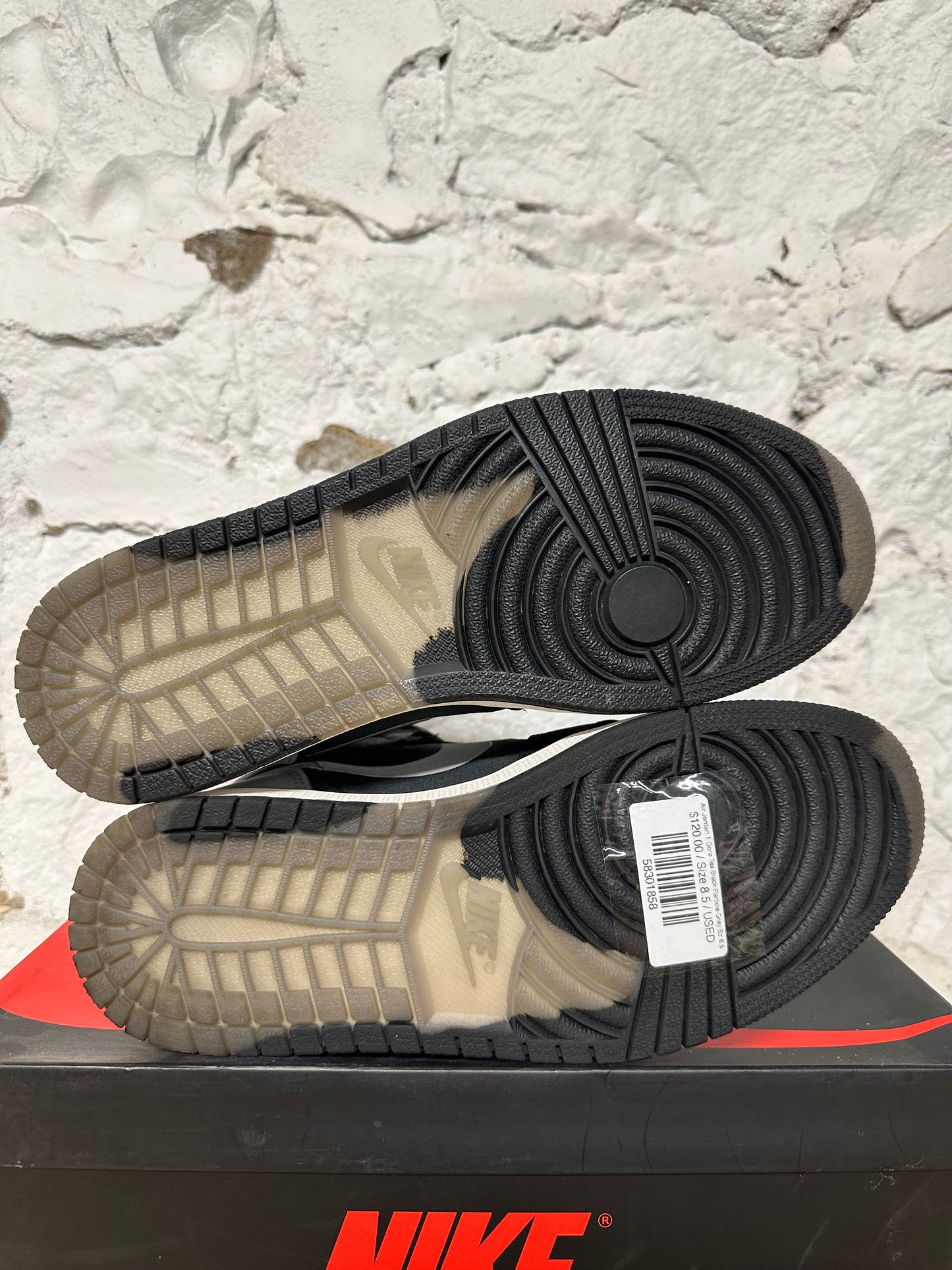 Air Jordan 1 High Gore Tex Black Particle Grey Sz 8.5