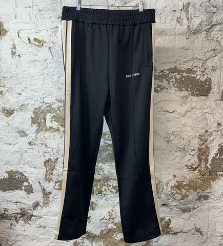 Palm Angels Black Cream Track Pants Sz XXL DS