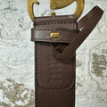 Gucci Tan Monogram Belt Sz (90/36)