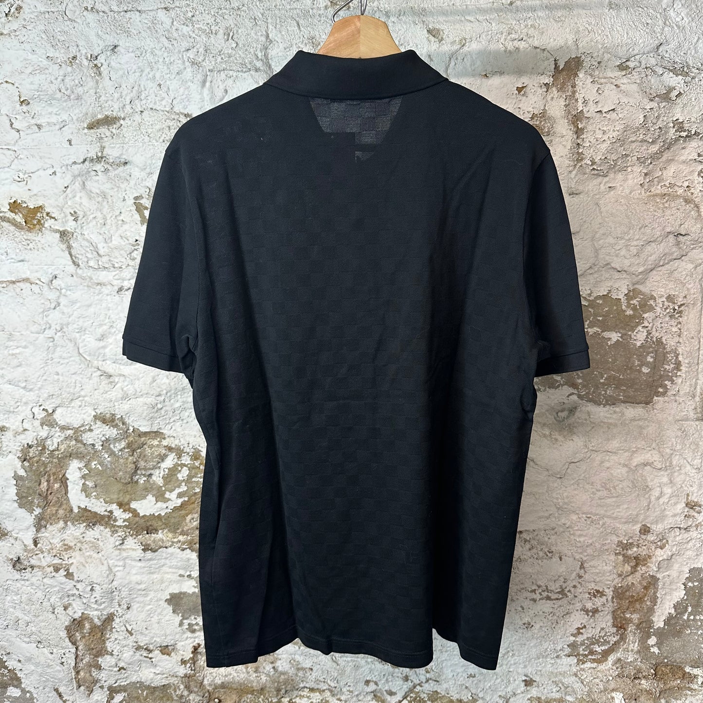 Louis Vuitton Marque Pearl Black Polo Shirt Sz XXL
