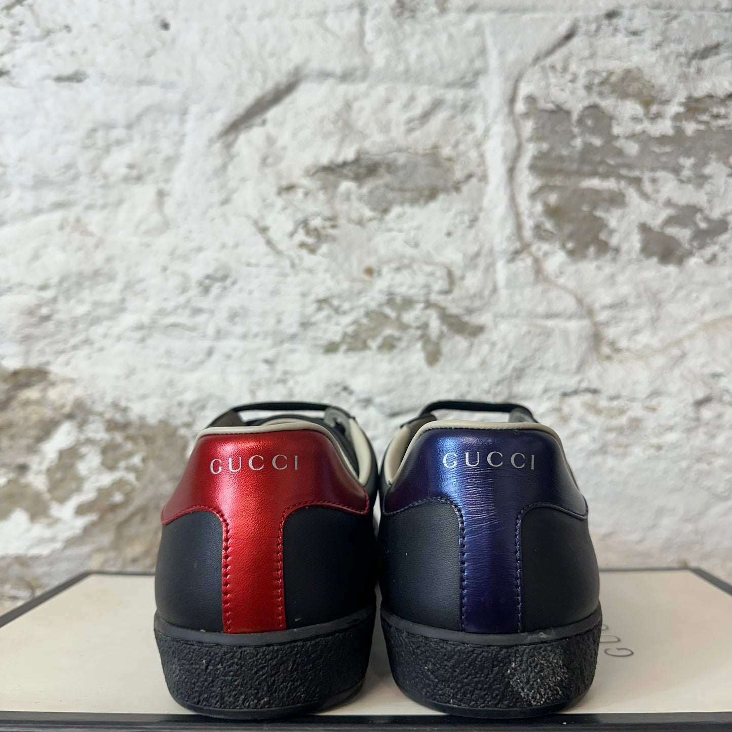 Gucci Green Tiger Black Ace Sneaker Sz 8