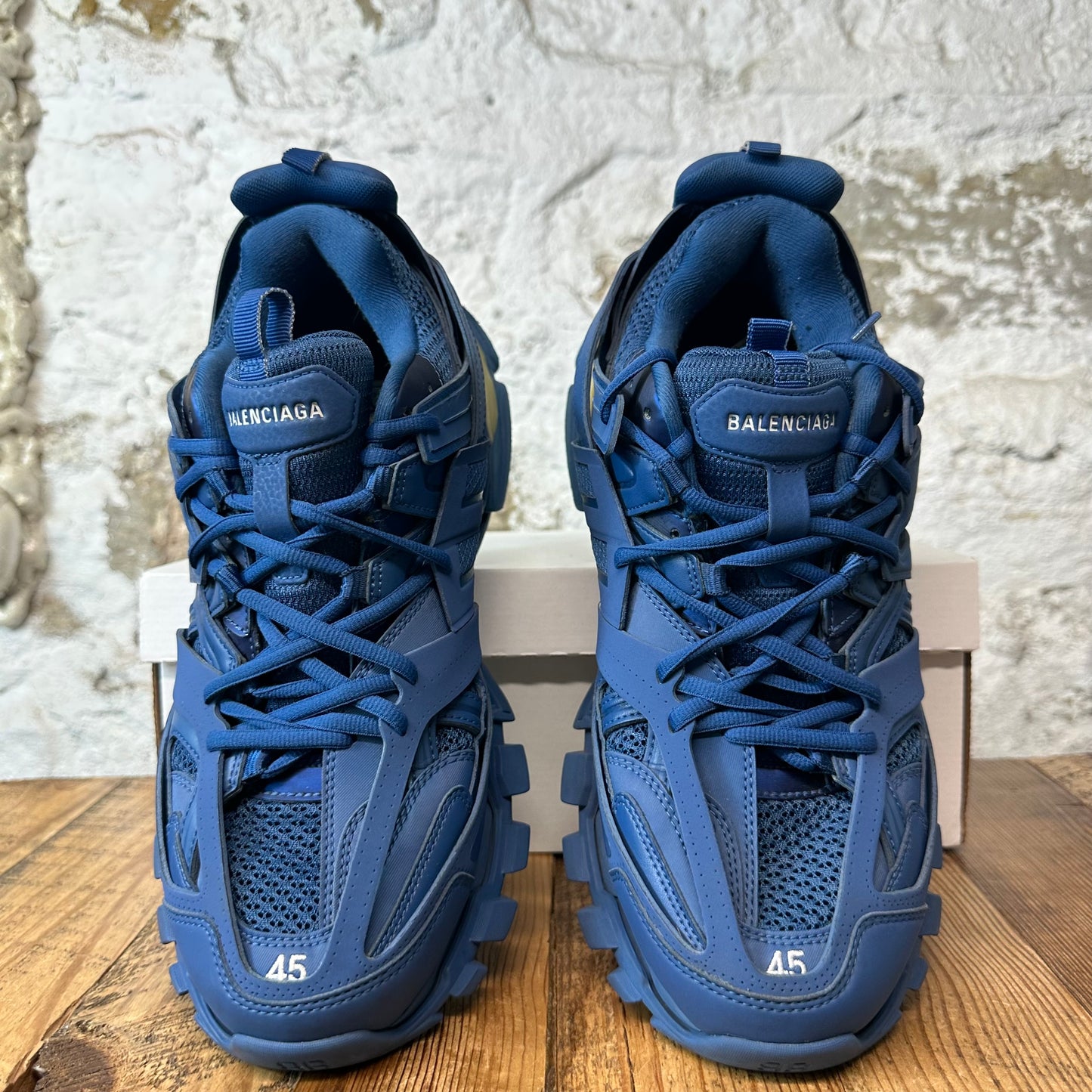 Balenciaga Track Runner Triple Blue LED Sneaker Sz 12 (45)