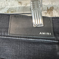 Amiri Paisley Patches Black Denim Jeans Sz 30