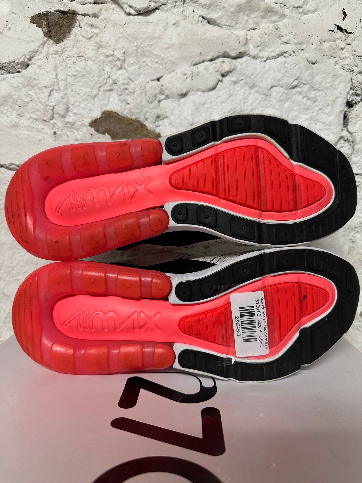 Nike Air Max 270 Hot Punch Sz 8