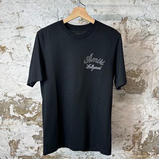Amiri Hollywood T-shirt Black Sz S