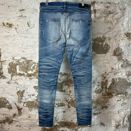 Amiri Plain Honeycomb Denim Jeans Sz 32