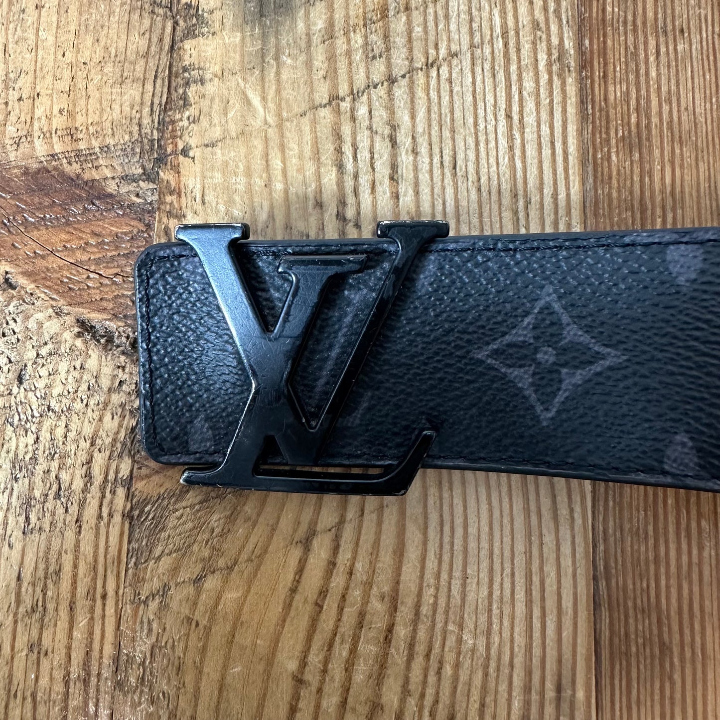 Louis Vuitton Graphite Belt Sz (85/34)