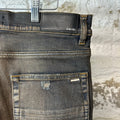 Amiri MX1 Plaid Dirty Blue Denim Jeans Sz 32