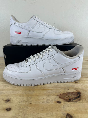 Nike Air Force 1 Low Supreme White Sz 13