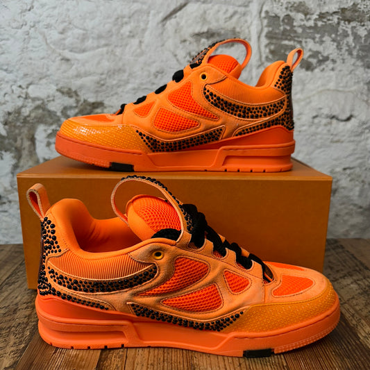 Louis Vuitton Skate Orange Black Sz 10.5 (9LV)