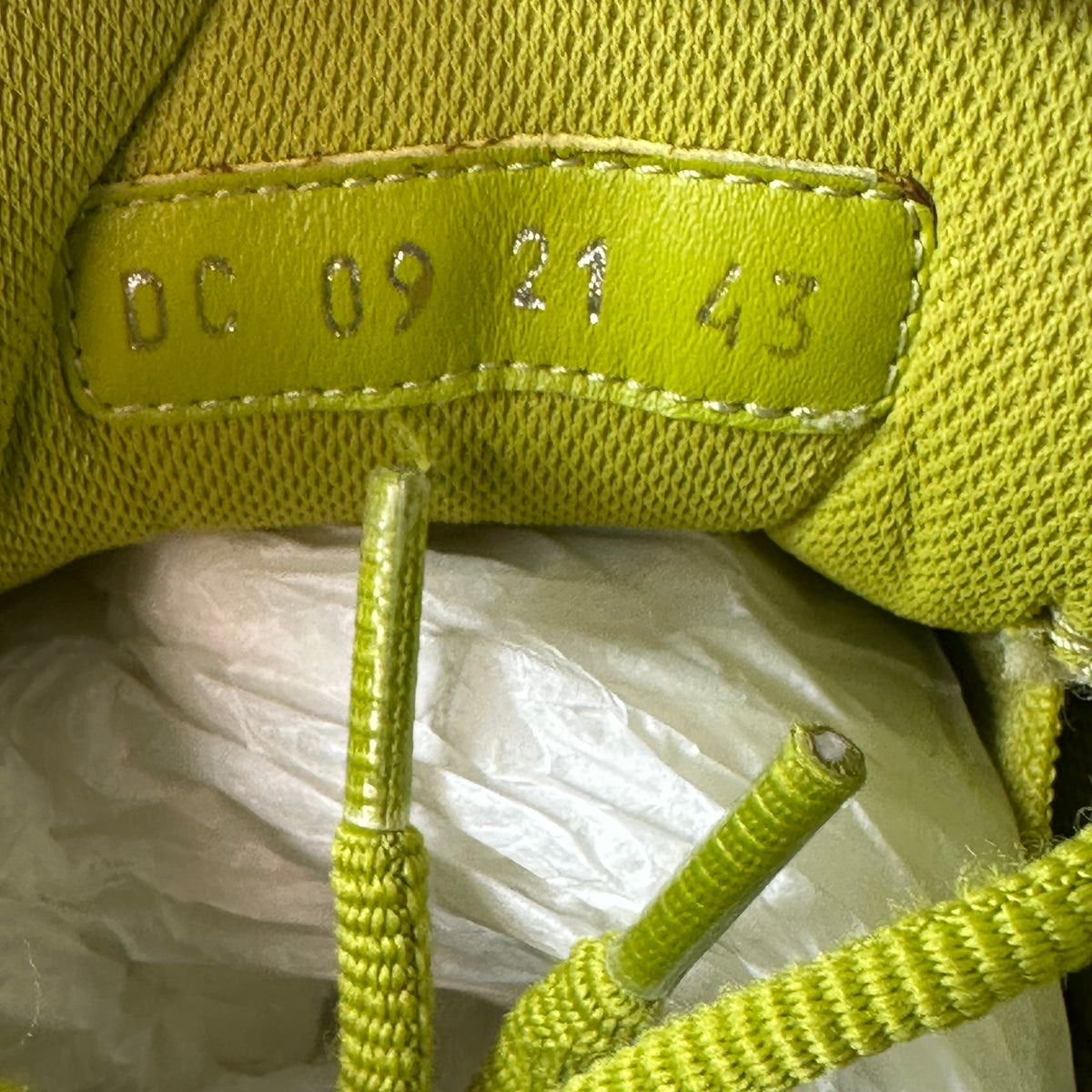 Dior B30 Lime Green Grey White Sneaker Sz 10 (43)