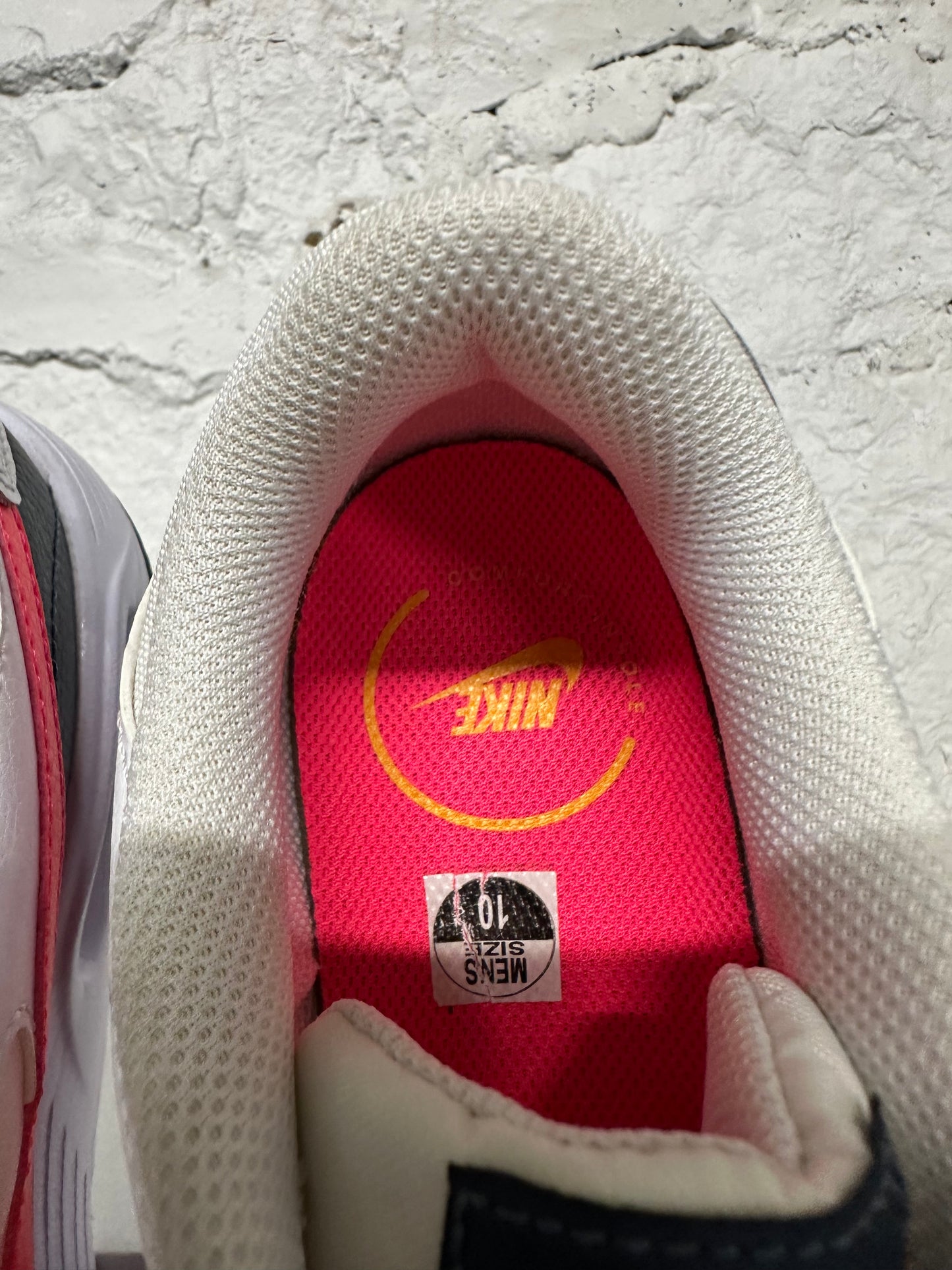 Nike Air Max SC White Thunder Racer Pink Sz 10