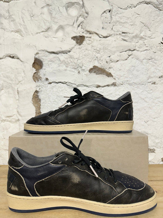 Golden Goose Ball Star Double Quarter Black Navy Sz 10 (43)