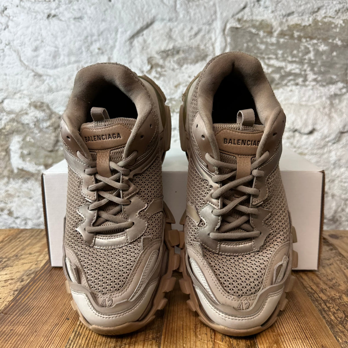Balenciaga Track 3 Beige Sneaker Sz 9 (42)