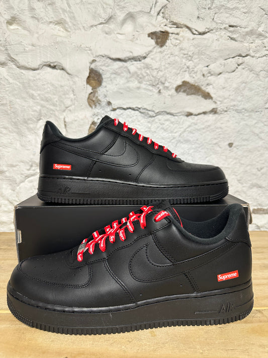Nike Air Force 1 Low Supreme Black Sz 11 DS