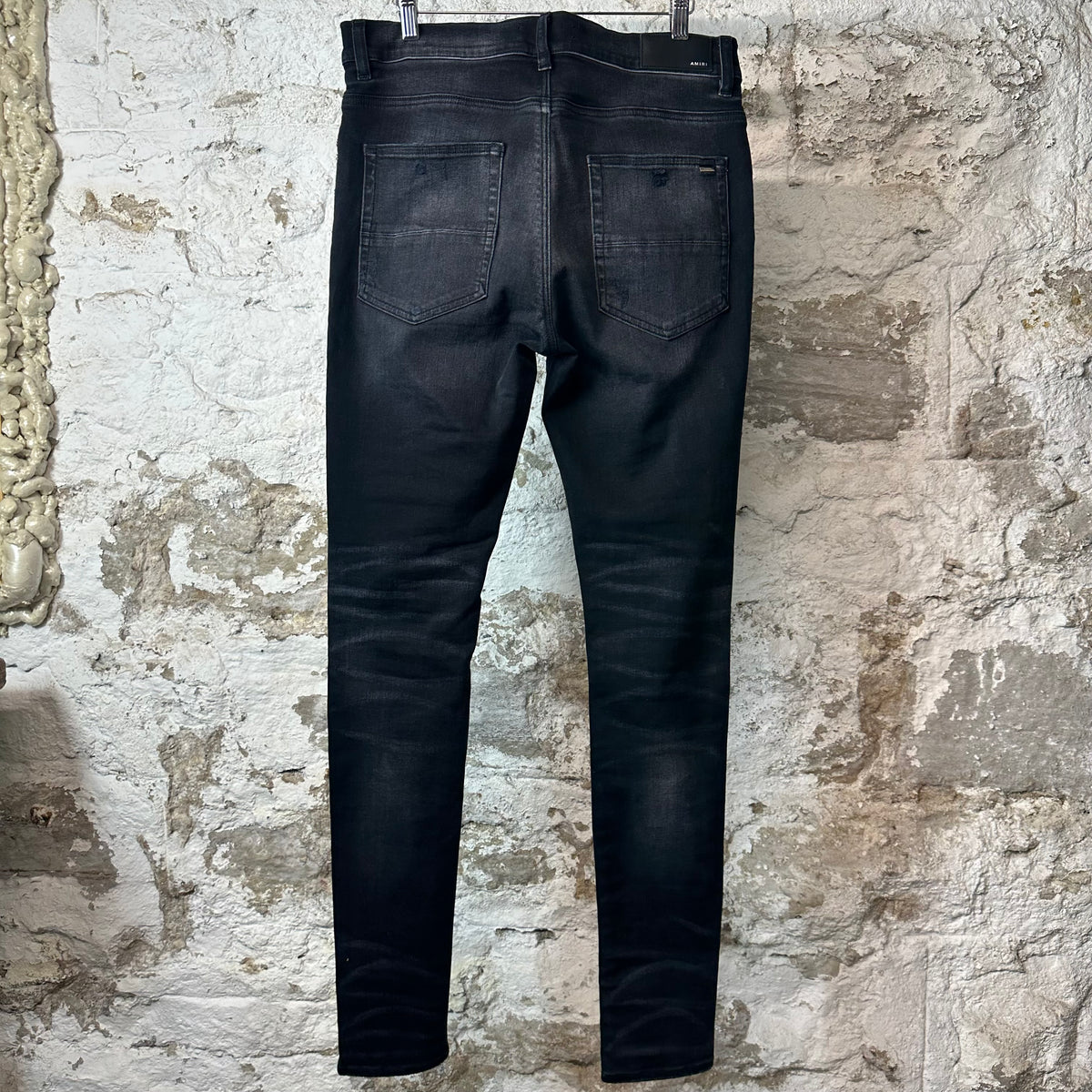 Amiri MX1 Red Tie Dye Thrasher Black Denim Jeans Sz 34