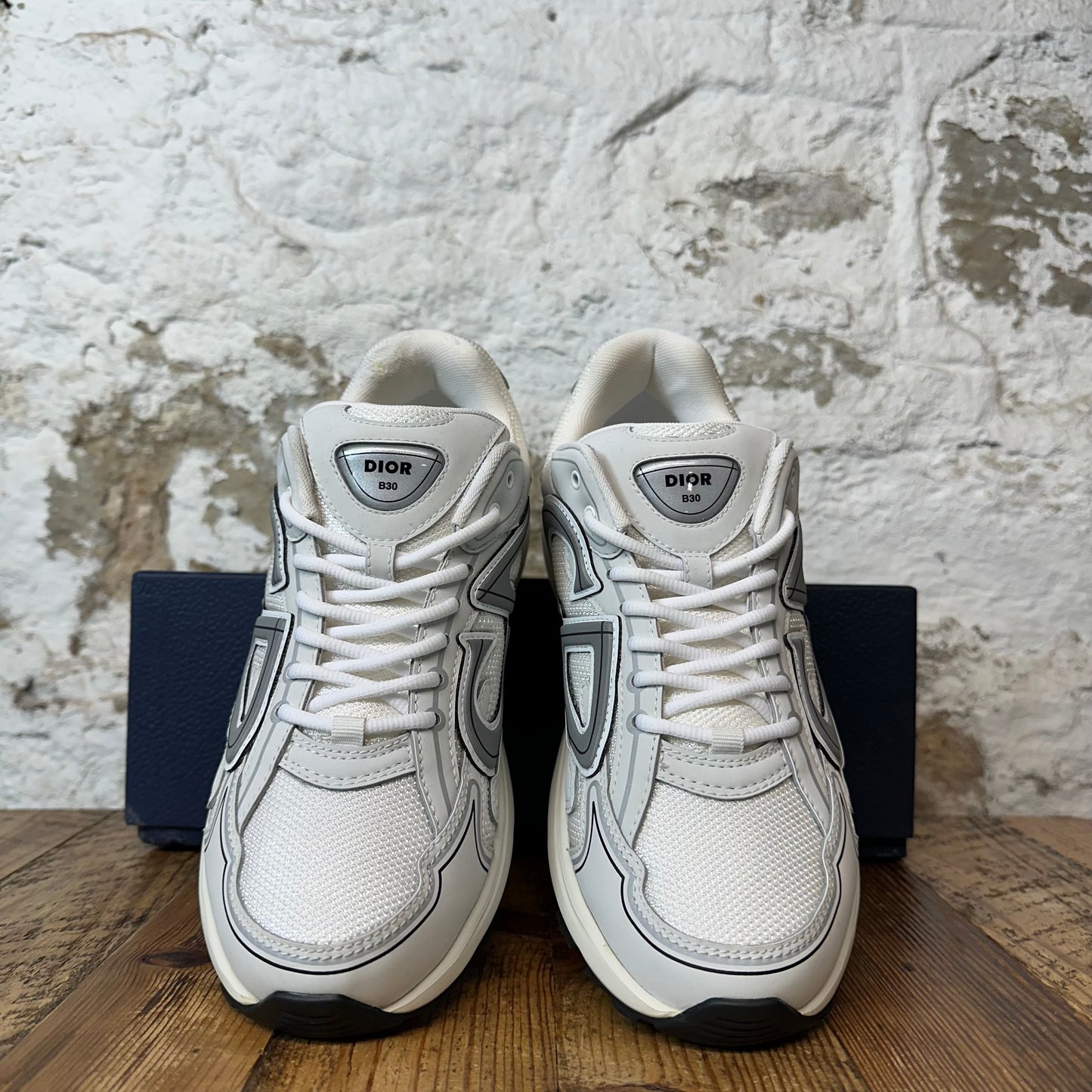 Dior B30 Triple White Grey Sneaker Sz 10 (43)