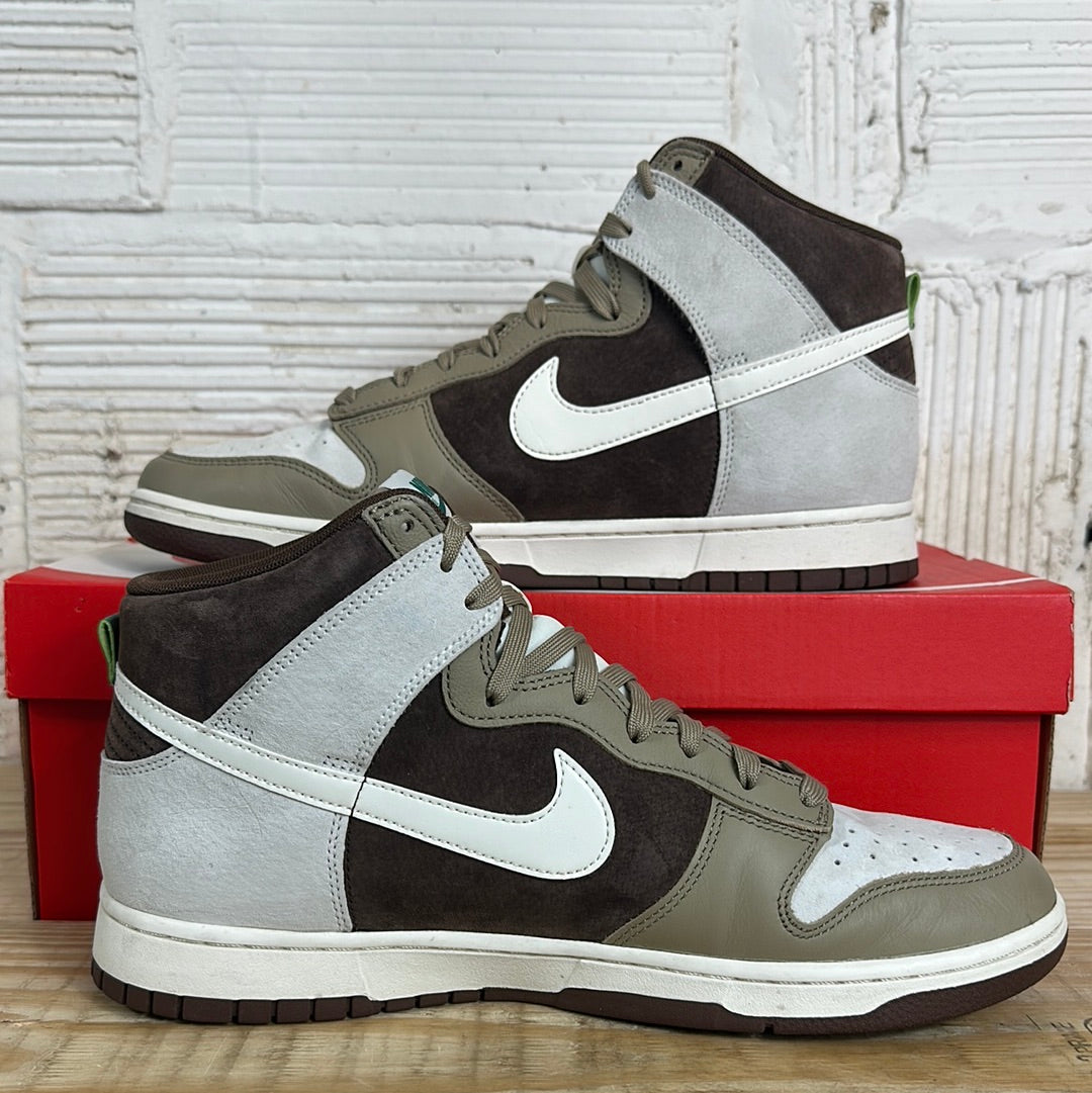 Nike Dunk High Light Chocolate Sz 12