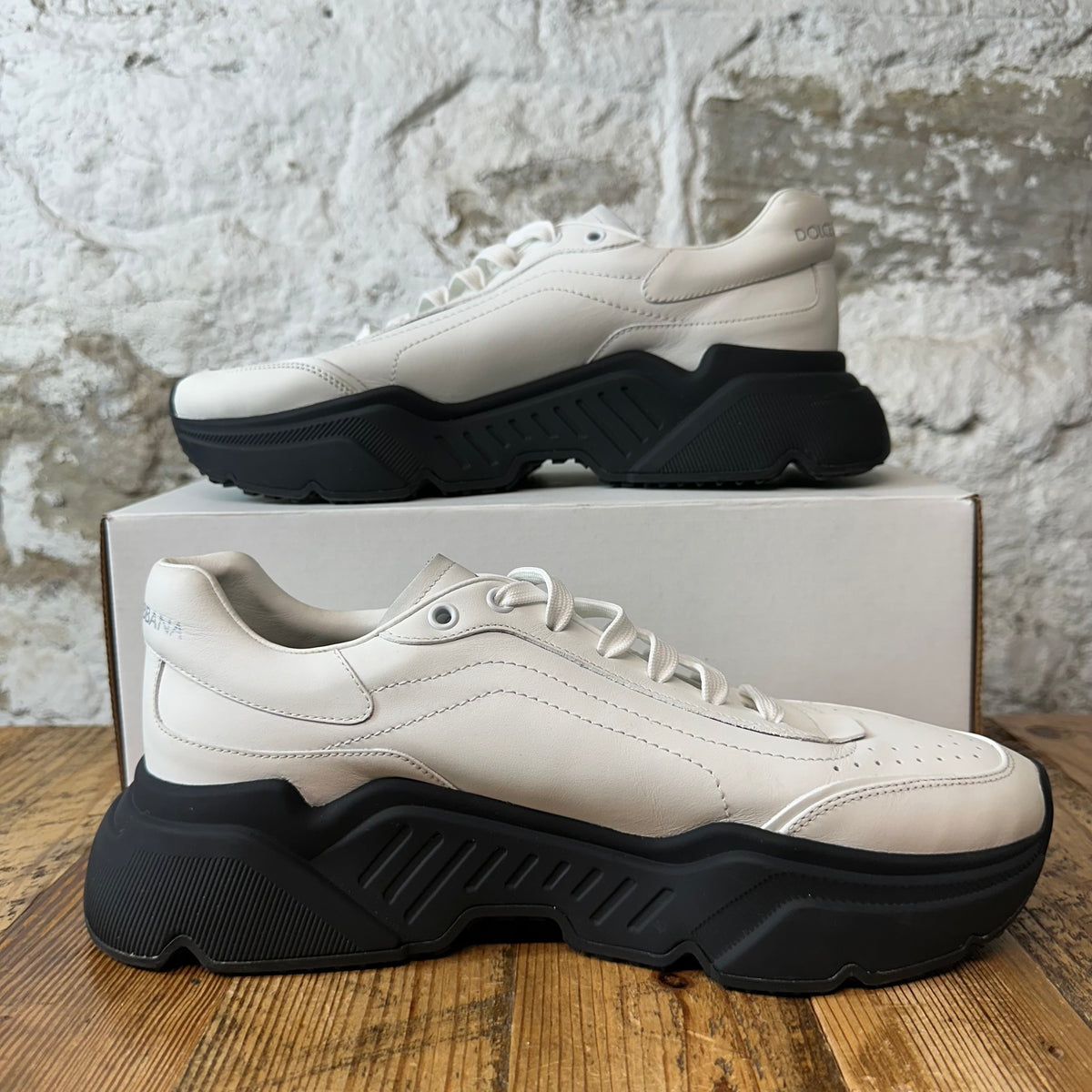 Dolce Gabbana Black White Daymaster Sneaker Sz 10