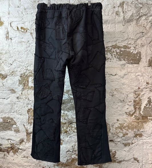 Gallery Department Collage Flare Black Sweatpants Sz XXL