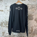 Chrome Hearts Eyechart Pocket Black Long Sleeve Sz M