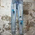 Amiri MA Drip Blue Denim Jeans Sz 28