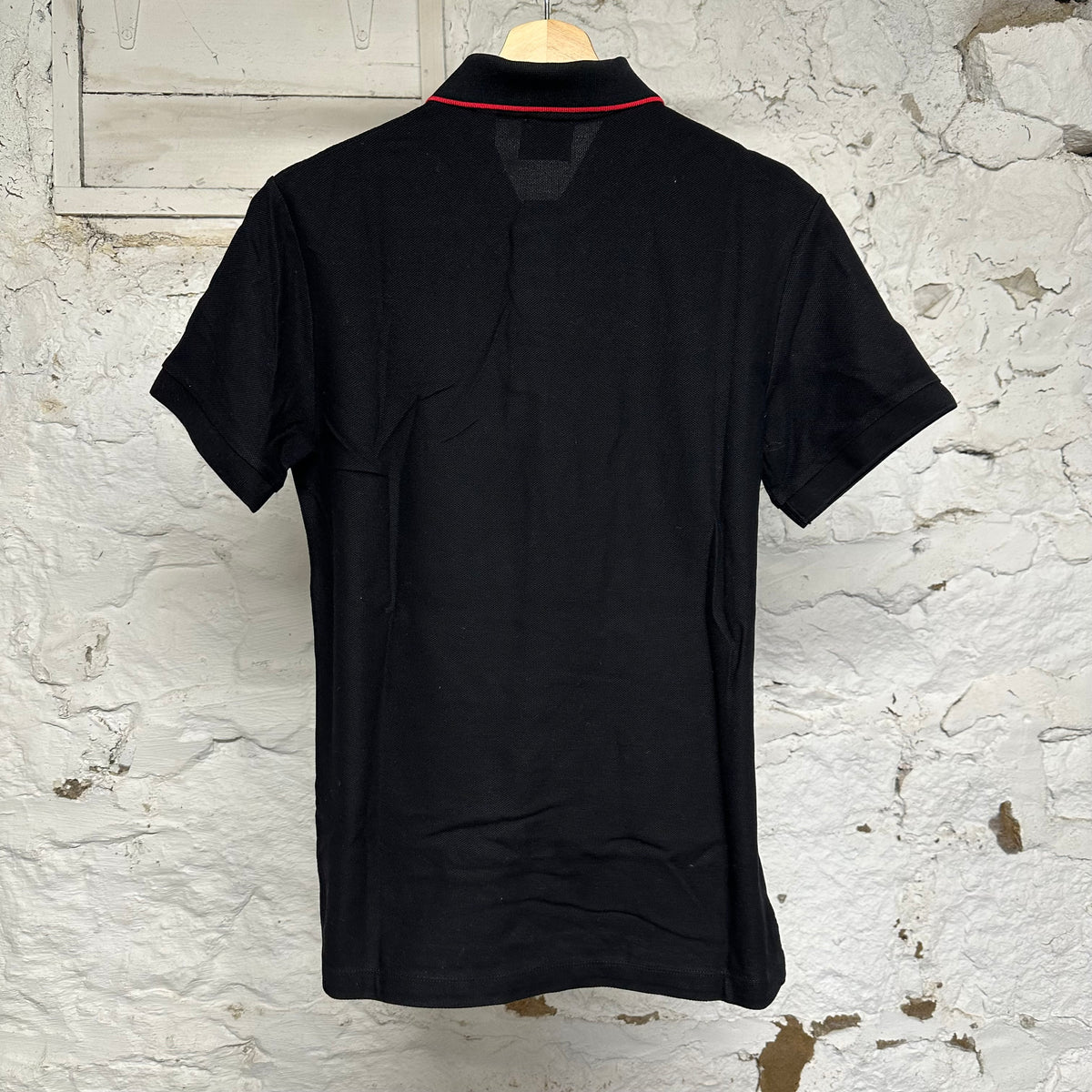 Burberry Monogram Black Polo Sz S