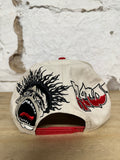 Hellstar Records Cream Red Snapback Hat DS