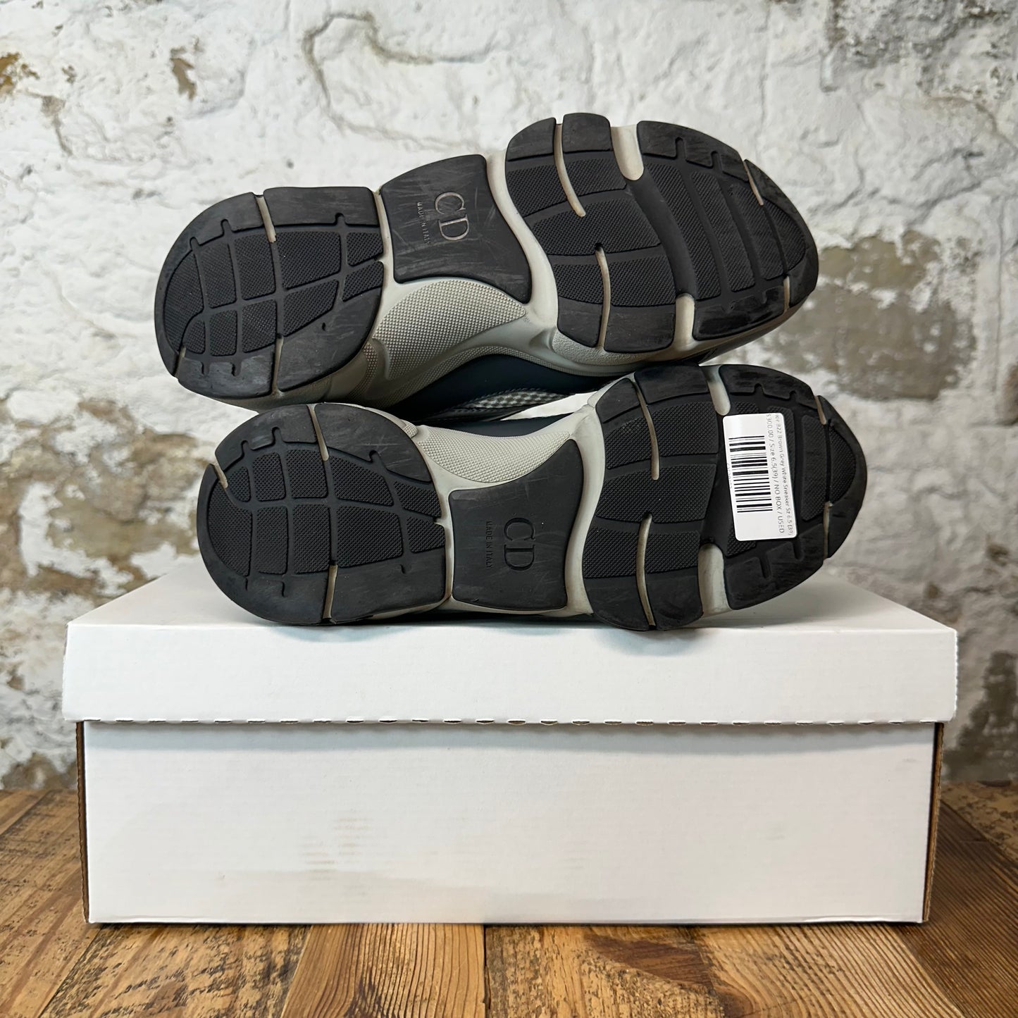 Dior B22 Brown Grey White Sneaker Sz 6.5 (39)