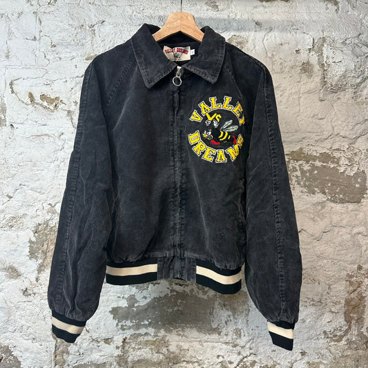 Vale Angry Bee Black Corduroy Jacket