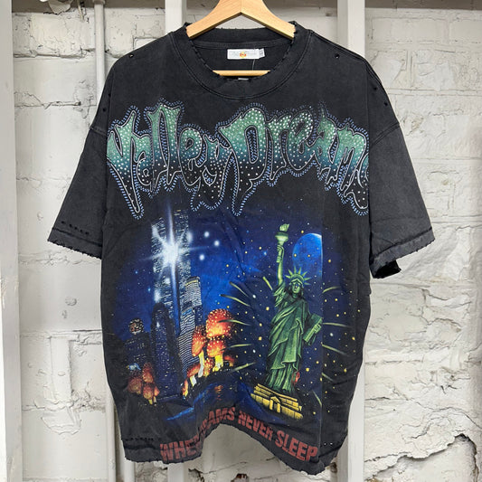 Vale Damned Bling Black T-Shirt Sz L