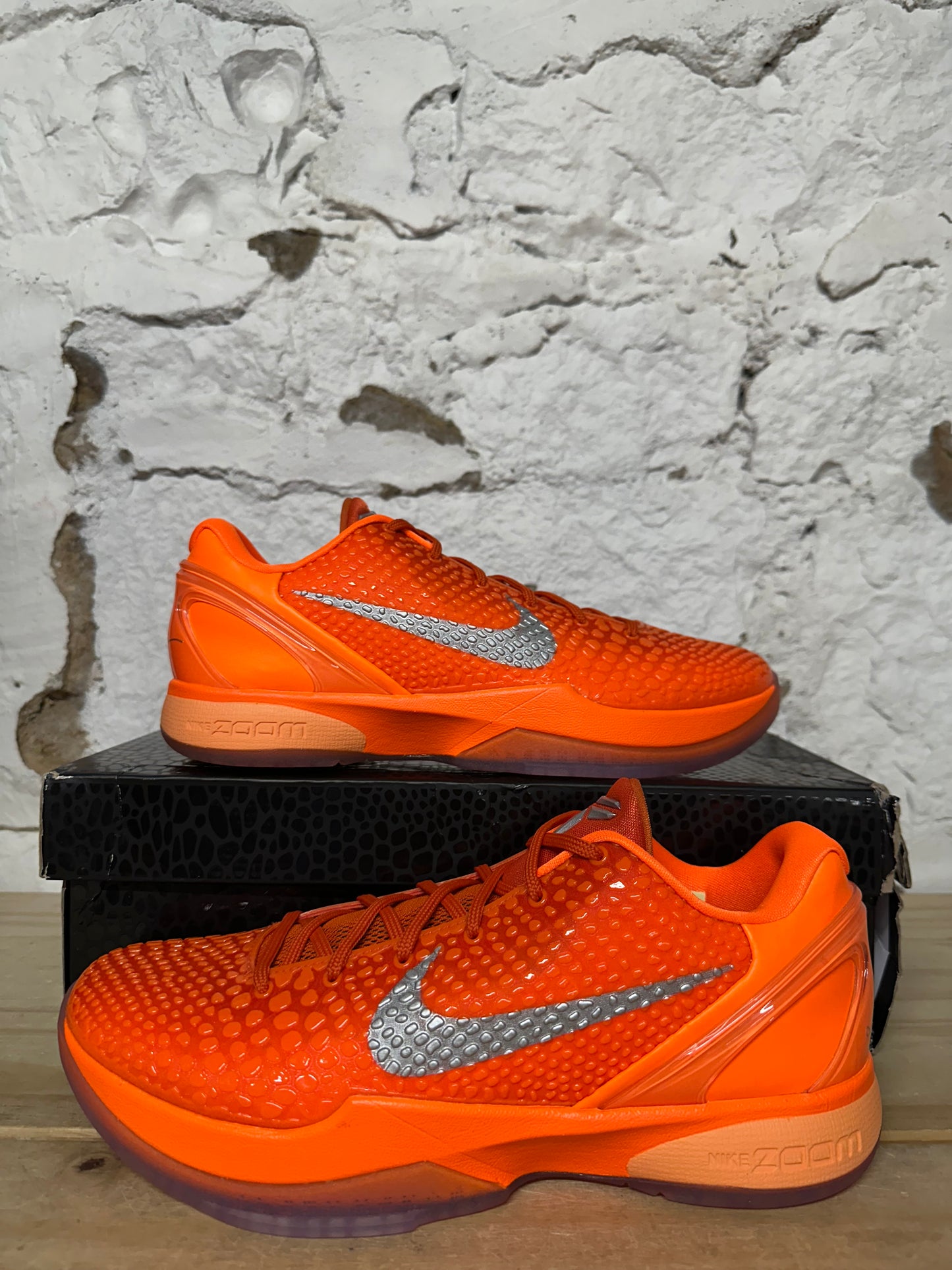 Nike Kobe 6 Protro Total Orange Sz 10.5 DS