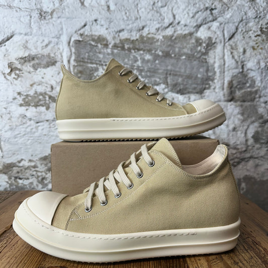 Rick Owens Parchment Milk Sneaker Sz 10.5 (43.5)