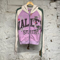 Vale Pearl Purple Zip Up Hoodie Sz M
