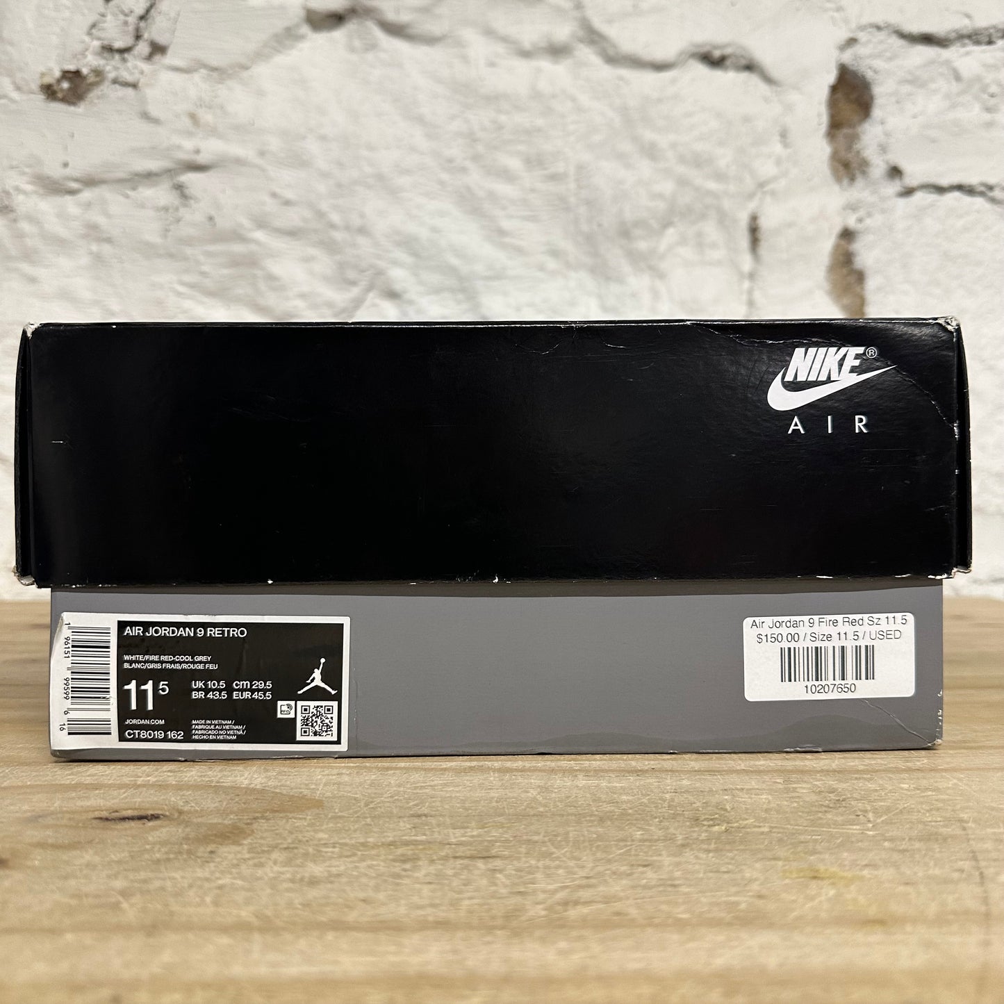 Air Jordan 9 Fire Red Sz 11.5