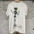 Kaws CPFM White T-Shirt Sz L