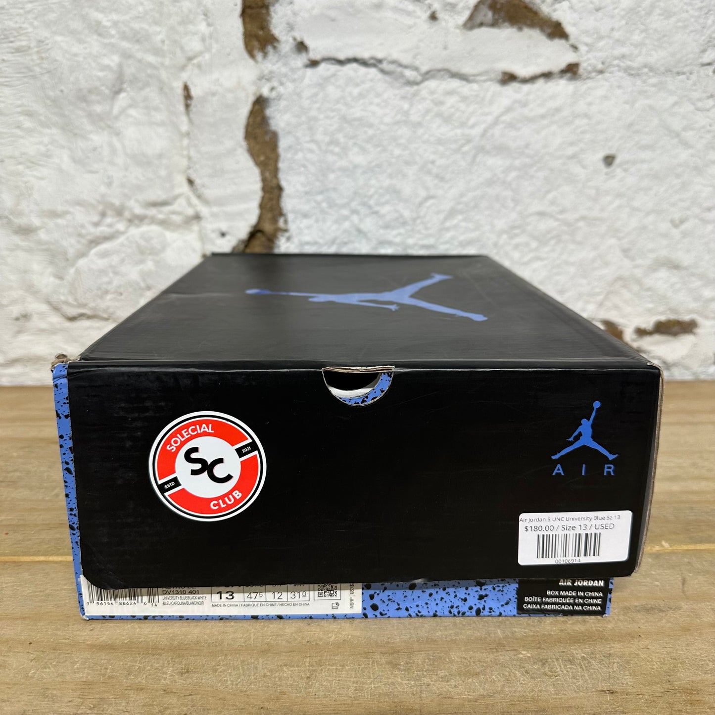 Air Jordan 5 UNC University Blue Sz 13