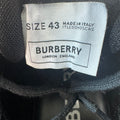 Burberry Ramsey Black Red Sneaker Sz 10 (43)