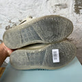 Lanvin Curb White Gray Lace Beige Sneaker Sz 8 (41)