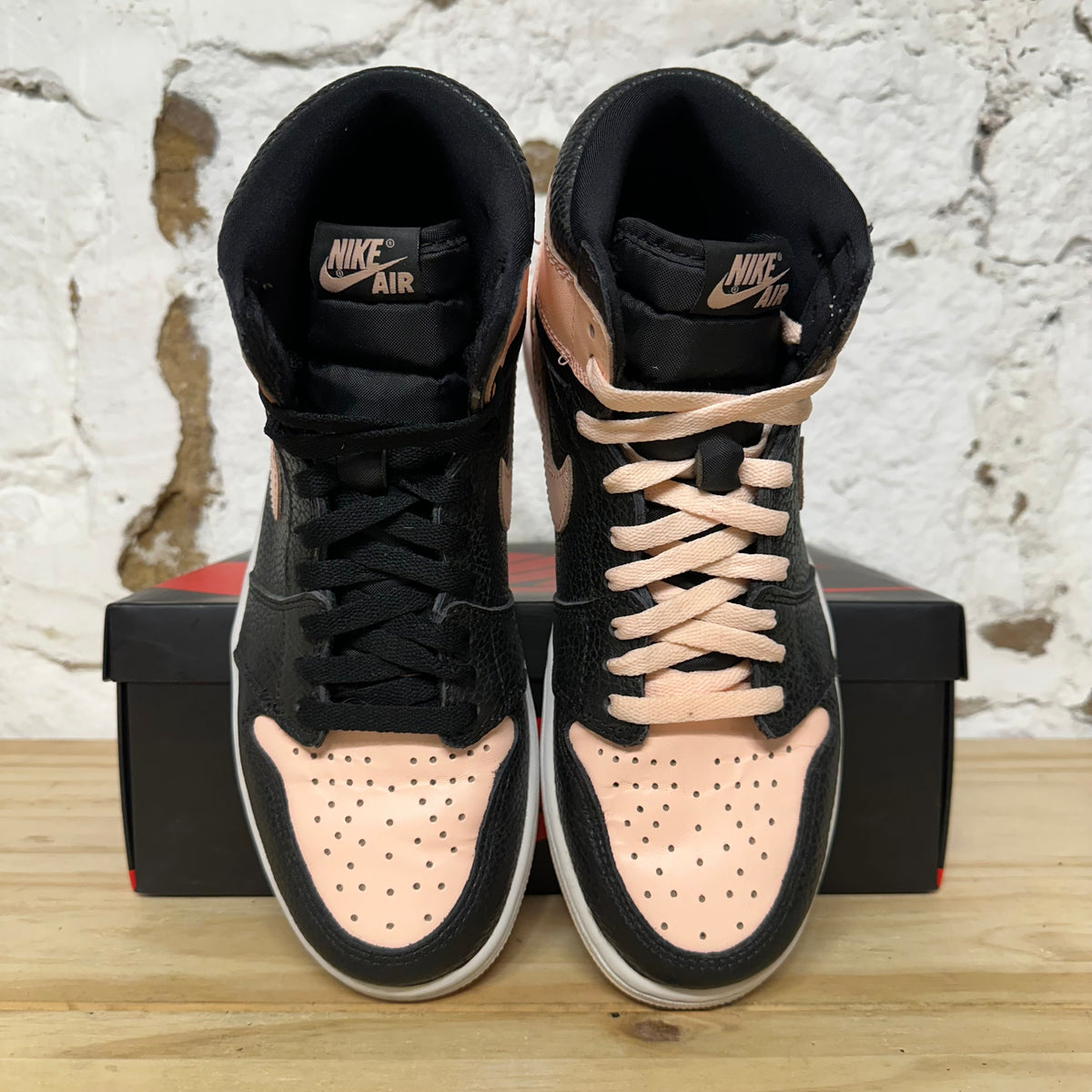 Air Jordan 1 High Black Crimson Tint Sz 9