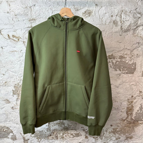 Supreme Olive Green Windstopper Zip Up Jacket Sz M