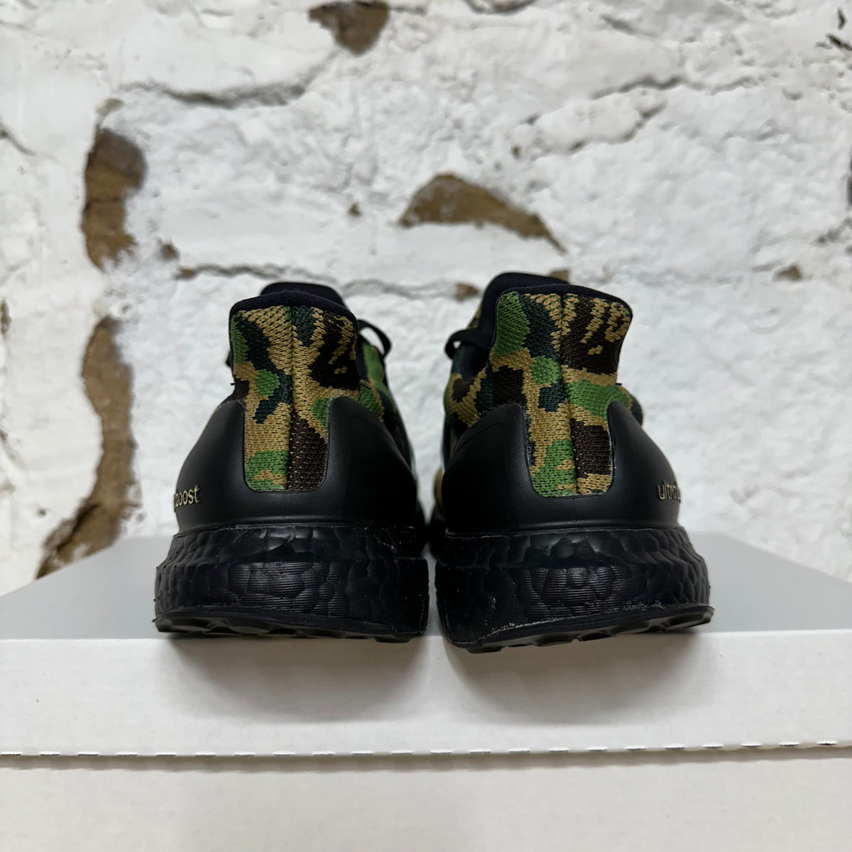 Adidas Ultra Boost 4.0 Bape Green Camo Sz 8.5