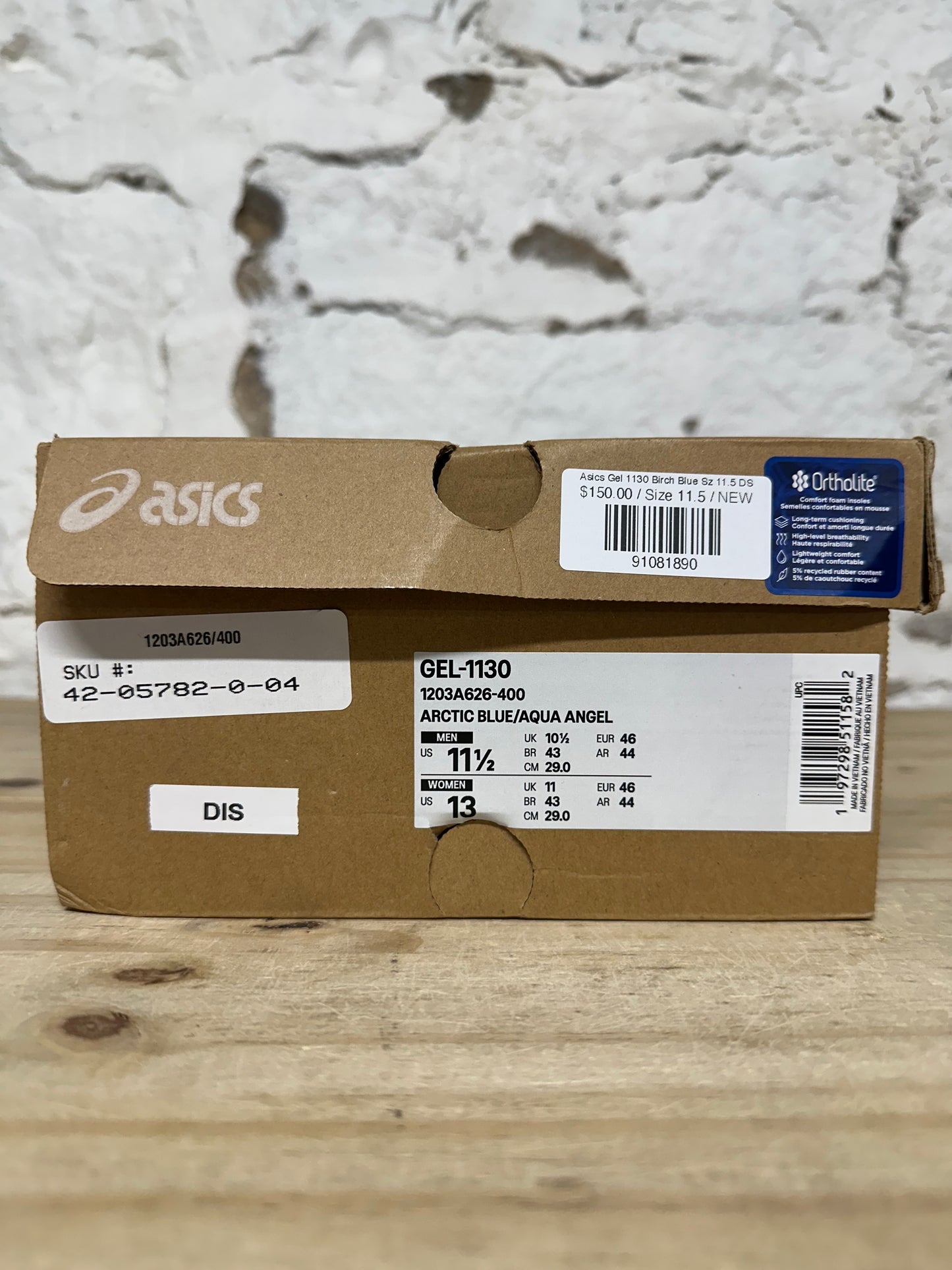 Asics Gel-1130 Birch Blue Sz 11.5 DS