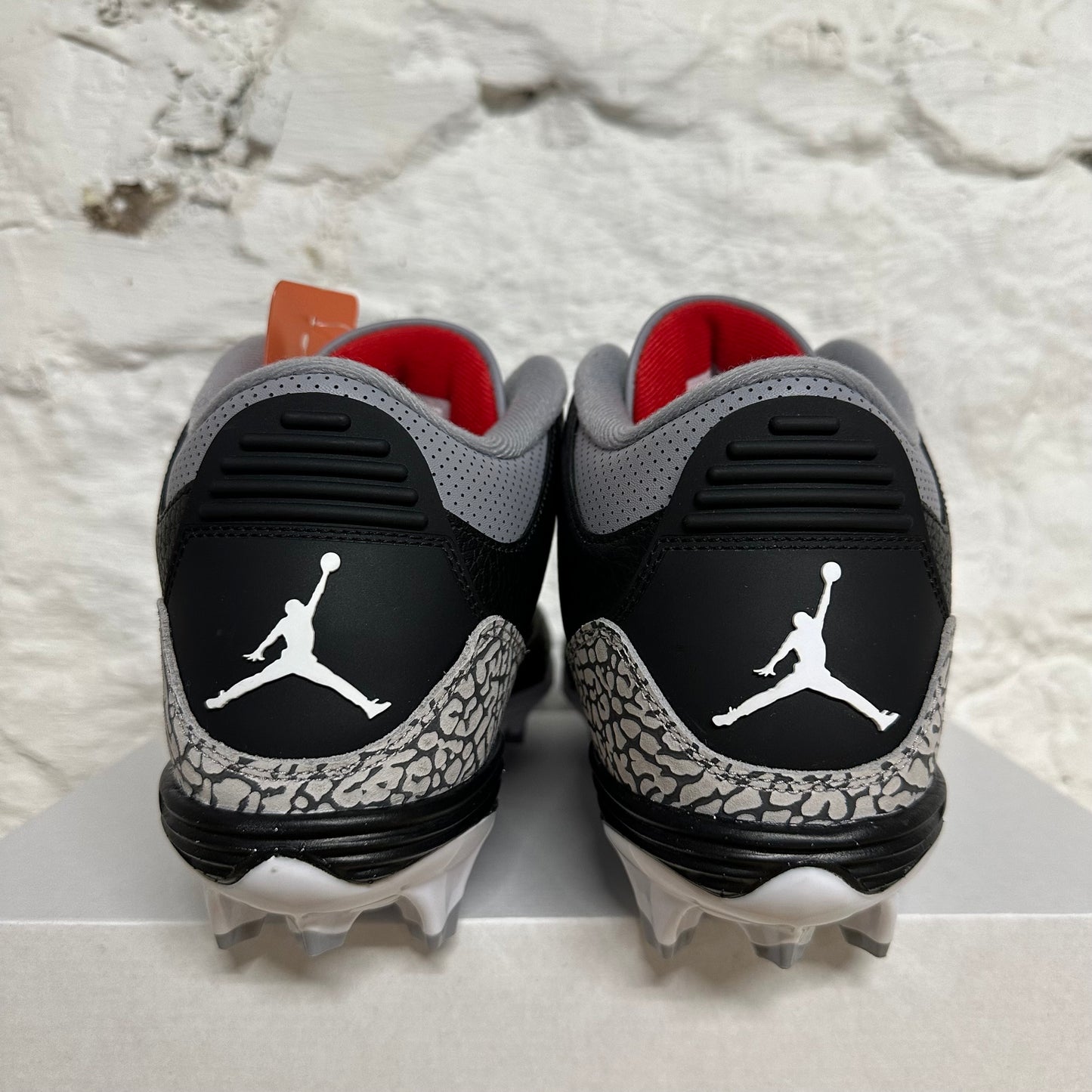 Air Jordan 3 Mid Cleat Black Cement Sz 10.5 DS