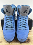 Air Jordan 5 UNC University Blue Sz 9.5